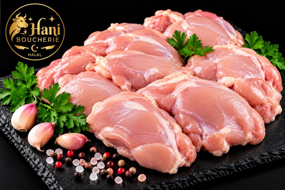 Cuisse de poulet désossée